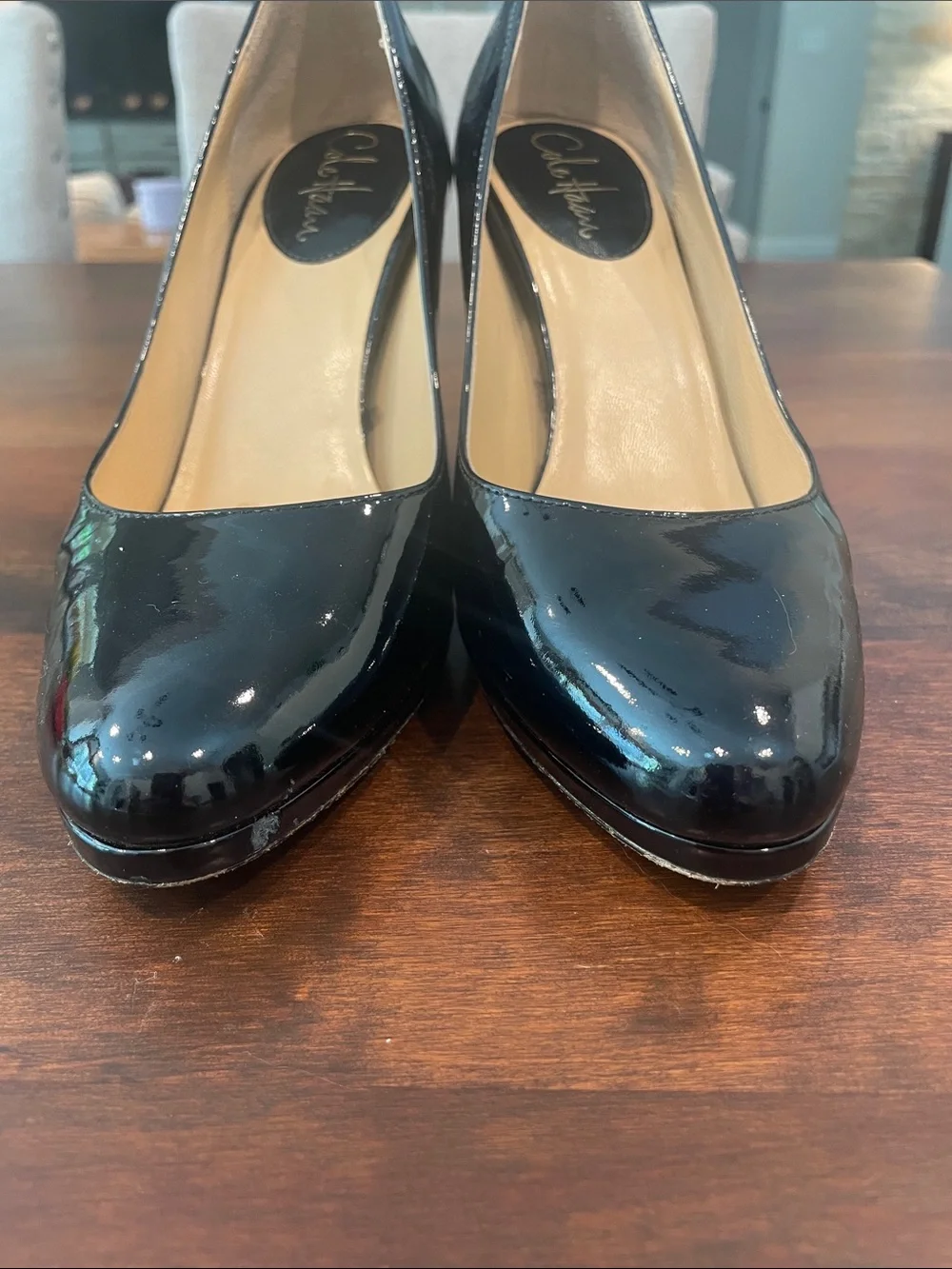 Cole Haan Black Patent Leather Classic Pump Heels